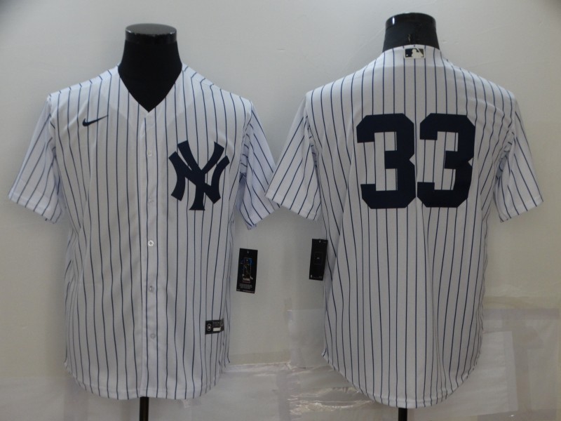 Men's New York Yankees Nick Swisher #33 White Name Jersey